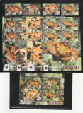 Aitutaki 2014- Fauna,WWF,Crustacee,Crabi,serie,coli suvenir si bloc,MNH,Mi.Bl.99, Nestampilat