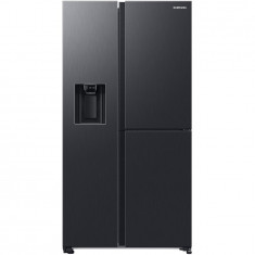 Side by side Samsung RH68DG883DB1EF, 627 l, No frost, Twin Cooling, Conversie 5 in 1, Food Showcase, Smart Things WiFi, AI Energy, Clasa D, H 178 cm,