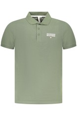 ACCADEMIA MILITARE Tricou polo barbati, cu imprimeu, Regular fit, Verde, L foto