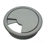 Cumpara ieftin Doza birou pentru trecere cabluri, &Oslash; 60 mm, gri, 10 buc / set