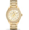 Ceas Dama Bulova CRYSTAL 97N102 Auriu Argintiu, Cristale Swarovski, Otel Inoxidabil, Quartz, Rezistent la apa 30m