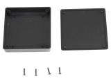 Carcasă Universală 80x80x15mm ABS Neagră