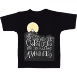 Cumpara ieftin Tricou &quot; Fericiti sunt curiosii &quot;