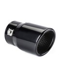 Ornament Toba Esapament Inox Negru Mat 43-62mm, 130mm, Amio - Look Sportiv, Montaj Usor