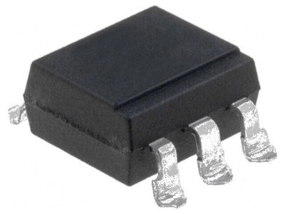&amp;quot;Optocuplor SMD Schmitt Trigger cu 1 Ieșire, Tip Gull Wing, 6 Pini - Model H11L2&amp;quot; foto