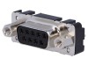 Conector D-Sub 9 Pini Mamă Drept THT HARTING