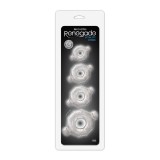 Set 4 inele pentru penis Renegade Vitality Rings transparente