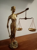 Sculptura din bronz masiv Justiția