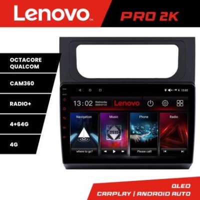Navigatie VW Touran 2010-2016 Lenovo Kit-touran3 8 core QLED 2K 4+64 360 Android Waze USB Navigatie Internet Youtube Radio CarStore Technology foto