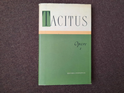 Tacitus - Opere - vol I CARTONATA CU SUPRACOPERTA foto