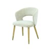 Scaun verde deschis din material sau piele ✔ model THOMAS