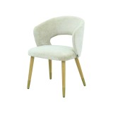 Scaun verde deschis din material sau piele ✔ model THOMAS