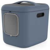 Litiera Rotho, albastru, 614x499x576mm, pentru pisici, 2.5kg