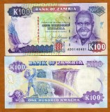 !!! ZAMBIA - 100 KWACHA (1991) - P 34 - UNC