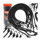 Carlige din cauciuc de fixare pentru bagaje, 8 mm, 8 piese, Verke