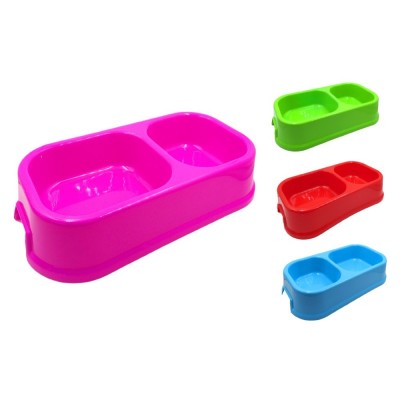 Castron dublu pvc 32/18/7 cm foto