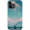 Husa compatibila cu Apple iPhone 14 Pro Max model Space Connection, Silicon, TPU, Viceversa, Transparent, Carcasa