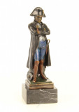 Napoleon colorat-statueta din bronz pe un soclu din marmura BG-27