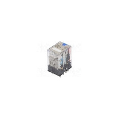 Releu electromagnetic, 24V DC, 5A, 4PDT, serie MY4, OMRON - MY4IN1 24DC