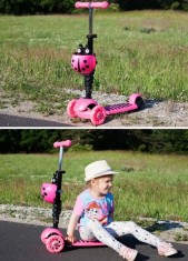 TROTINETA MALPLAY BUBURUZA TIP SCOOTER ROZ