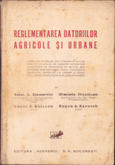 HST C2157 Reglementarea datoriilor agricole și urbane Legea din 1933 foto