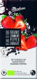 Ciocolata neagra cu capsuni si piper negru bio 100g Meybona