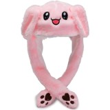 Caciula animata pentru copii Xinlie, plus, roz, 58 cm