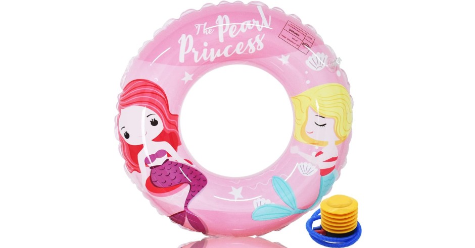 Mtlsy Inel de inot cu desene animate 2 buc. Modele de sirene din desene ...