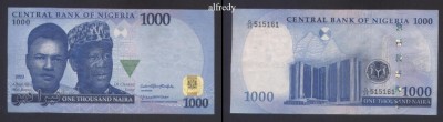 Nigeria 2023, 1000 Naira foto
