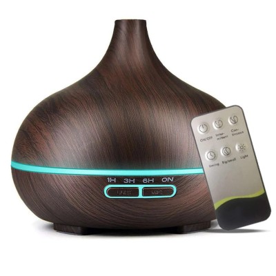 Difuzor Aromaterapie si Umidificator, ZAMO, cu Ultrasunete, 4 Programe, Lumini LED, Telecomanda, 400 foto