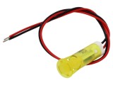 Lampă de control LED galbenă &Oslash;8mm - 24V DC, APEM