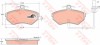Set placute frana,frana disc AUDI A4 Cabriolet (8H7, B6, 8HE, B7) (2002 - 2009) TRW GDB1366