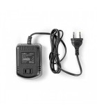 Convertor Tensiune 220V la 110V, 75W, Iesire USA, Nedis, Adaptor Priza Americana Europa