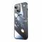 Husa Luxury MagSafe compatibila cu iPhone 11, Full protection, Margini colorate, Negru