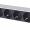 PDU Intellinet 19inch 1U Black Silver