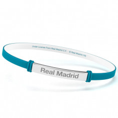 Bratara fashion Real Madrid, albastru, junior foto