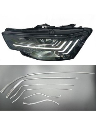 Kit Fibra dreapta pentru reparatie lumini de zi DRL far Audi A6 C8 Matrix 2019-2022 foto