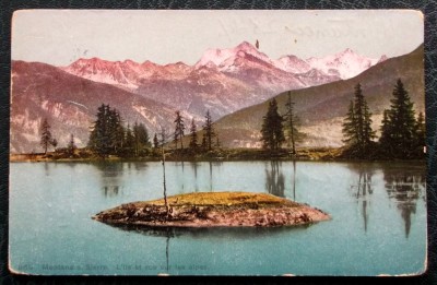 CARTE POSTALA CP Elvetia Montana Sierre Alpi circulata ** foto
