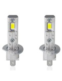 Set 2 leduri H1, Canbus, 6000k, 50W, 6000 Lm, 12-24V