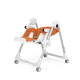 Scaun de masa 2 in 1 prima Pappa Zero Follow Me 0-15 Kg wonder orange portocaliu Peg Perego