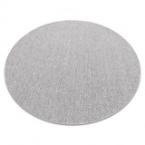 Covor TIMO 6272 cerc sisal exterior gri deschis, cerc 200 cm