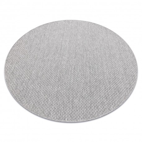 Covor TIMO 6272 cerc sisal exterior gri deschis, cerc 200 cm