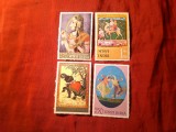Serie India 1973 - Pictura autohtona , 4 valori