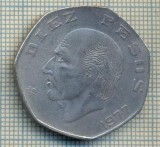 12255 MONEDA -MEXIC - DIEZ PESOS - ANUL 1977 -STAREA CARE SE VEDE, America Centrala si de Sud