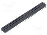 Conector SAMTEC şiruri pini mamă PIN 56 1,27mm aurit SMT soclu