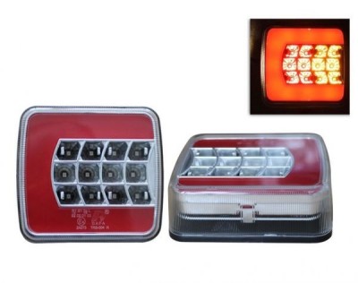 2 x Led Lumini Spate Neon Pentru Camion Caravana 12v 24v foto