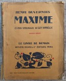 Maxime - Henri Duvernois// 1928, ilustratii Guy Arnoux