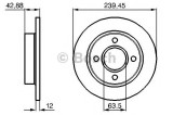Disc frana FORD KA (RB) (1996 - 2008) BOSCH 0 986 478 856