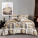 LENJERIE FINET 6 PIESE CU HUSĂ &ndash; 160&times;200 ȘI 180&times;200 (BENGA-VH)