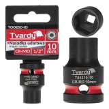 Cheie tubulara de impact 1 / 2&quot; in 6 puncte, 10 mm, Tvardy T00210-10